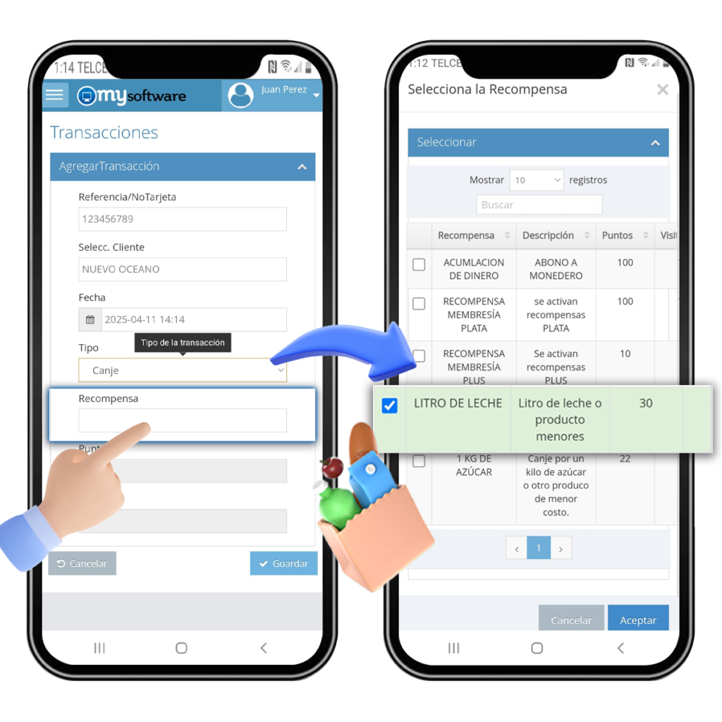 Software para programa de lealtad