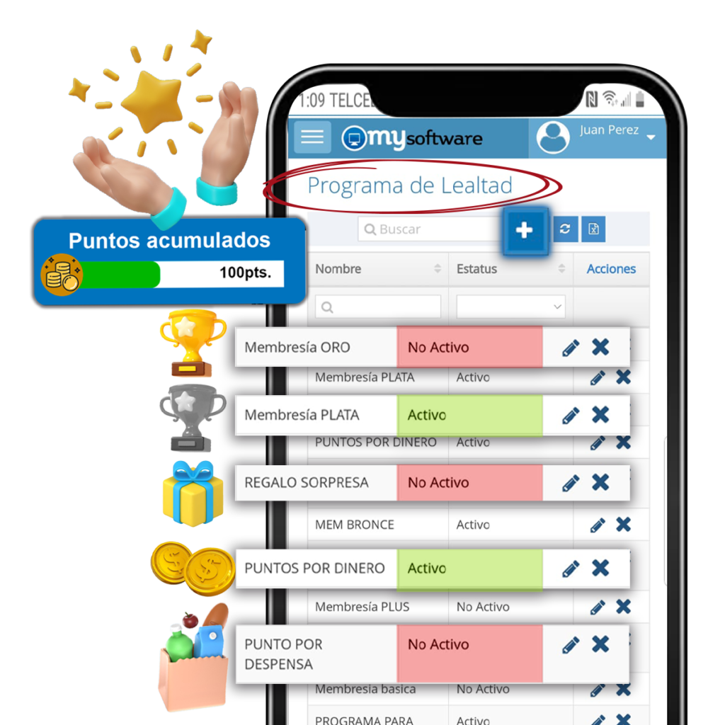 Software para programa de lealtad